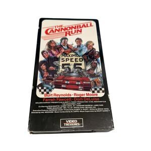 The Cannonball Run (VHS, 1990) Video Treasures Burt Reynolds Jackie Chan